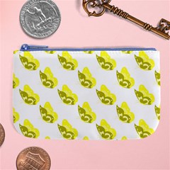 Yellow Butterflies On Their Own Way Large Coin Purse by ConteMonfrey