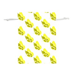 Yellow Butterflies On Their Own Way Lightweight Drawstring Pouch (m) by ConteMonfrey