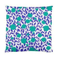 Green Flowers On The Wall Standard Cushion Case (one Side) by ConteMonfrey