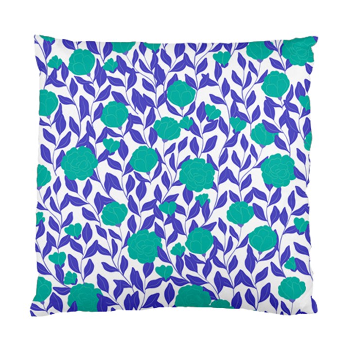 Green Flowers On The Wall Standard Cushion Case (One Side)