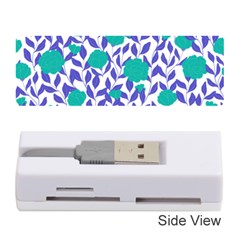 Green Flowers On The Wall Memory Card Reader (stick) by ConteMonfrey