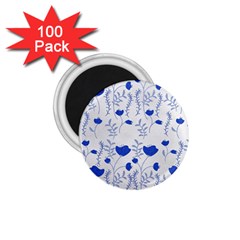 Blue Classy Tulips 1 75  Magnets (100 Pack)  by ConteMonfrey