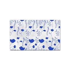 Blue Classy Tulips Sticker Rectangular (10 Pack) by ConteMonfrey