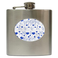 Blue Classy Tulips Hip Flask (6 Oz) by ConteMonfrey