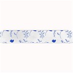 Blue Classy Tulips Small Bar Mat 24 x4  Bar Mat