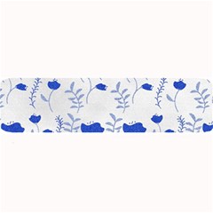 Blue Classy Tulips Large Bar Mat by ConteMonfrey