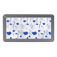 Blue Classy Tulips Memory Card Reader (mini) by ConteMonfrey