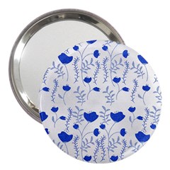 Blue Classy Tulips 3  Handbag Mirrors by ConteMonfrey