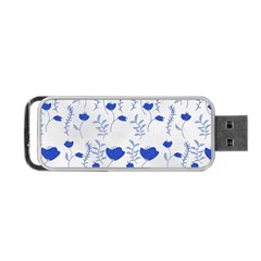 Blue Classy Tulips Portable Usb Flash (two Sides) by ConteMonfrey