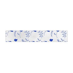 Blue Classy Tulips Premium Plush Fleece Scarf (mini) by ConteMonfrey