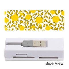 Blue Flowers On The Wall   Memory Card Reader (stick) by ConteMonfrey