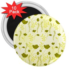 Yellow Classy Tulips  3  Magnets (10 Pack)  by ConteMonfrey