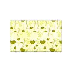 Yellow Classy Tulips  Sticker (rectangular) by ConteMonfrey