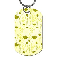 Yellow Classy Tulips  Dog Tag (Two Sides)