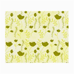 Yellow Classy Tulips  Small Glasses Cloth