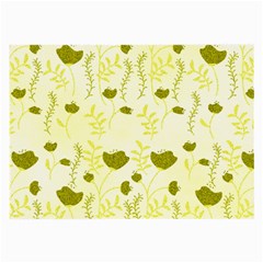 Yellow Classy Tulips  Large Glasses Cloth