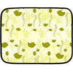 Yellow Classy Tulips  Fleece Blanket (Mini) 35 x27  Blanket