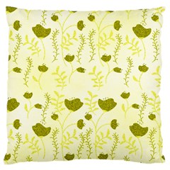 Yellow Classy Tulips  Large Cushion Case (one Side) by ConteMonfrey