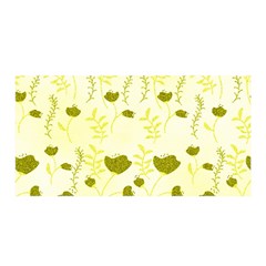 Yellow Classy Tulips  Satin Wrap 35  x 70 