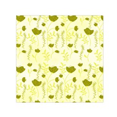 Yellow Classy Tulips  Square Satin Scarf (30  X 30 ) by ConteMonfrey