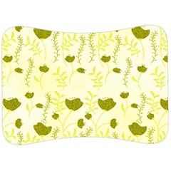 Yellow Classy Tulips  Velour Seat Head Rest Cushion by ConteMonfrey