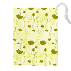 Yellow Classy Tulips  Drawstring Pouch (4xl) by ConteMonfrey