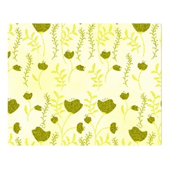 Yellow Classy Tulips  Premium Plush Fleece Blanket (large) by ConteMonfrey