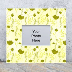 Yellow Classy Tulips  White Wall Photo Frame 5  X 7  by ConteMonfrey