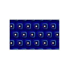 Blue Neon Squares - Modern Abstract Sticker Rectangular (10 Pack) by ConteMonfrey