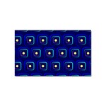 Blue Neon Squares - Modern Abstract Sticker Rectangular (10 pack) Front