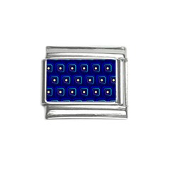 Blue Neon Squares - Modern Abstract Italian Charm (9mm) by ConteMonfrey