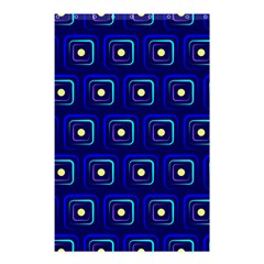 Blue Neon Squares - Modern Abstract Shower Curtain 48  X 72  (small)  by ConteMonfrey