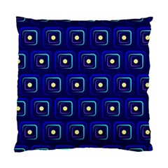 Blue Neon Squares - Modern Abstract Standard Cushion Case (two Sides) by ConteMonfrey