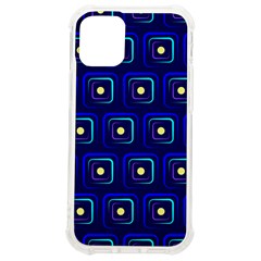 Blue Neon Squares - Modern Abstract Iphone 12 Mini Tpu Uv Print Case	 by ConteMonfrey