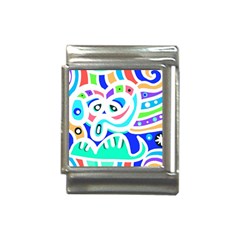 Crazy Pop Art - Doodle Animals   Italian Charm (13mm) by ConteMonfrey