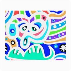 Crazy Pop Art - Doodle Animals   Small Glasses Cloth by ConteMonfrey