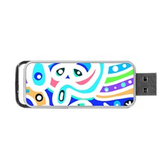 Crazy Pop Art - Doodle Animals   Portable Usb Flash (two Sides) by ConteMonfrey