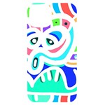 Crazy Pop Art - Doodle Animals   iPhone 14 Black UV Print Case Front