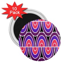 Pink, Blue, Black, Purple Tones Pop Art  2 25  Magnets (10 Pack)  by ConteMonfrey