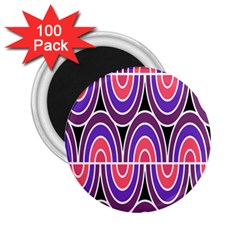 Pink, Blue, Black, Purple Tones Pop Art  2 25  Magnets (100 Pack)  by ConteMonfrey