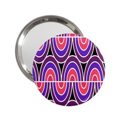 Pink, Blue, Black, Purple Tones Pop Art  2 25  Handbag Mirrors by ConteMonfrey