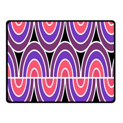 Pink, Blue, Black, Purple Tones Pop Art  Fleece Blanket (small) by ConteMonfrey