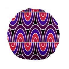 Pink, Blue, Black, Purple Tones Pop Art  Standard 15  Premium Round Cushions by ConteMonfrey