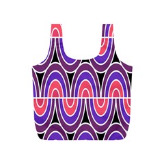 Pink, Blue, Black, Purple Tones Pop Art  Full Print Recycle Bag (s) by ConteMonfrey