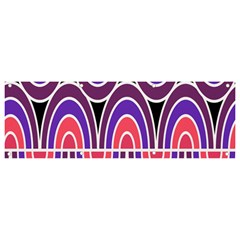 Pink, Blue, Black, Purple Tones Pop Art  Banner And Sign 9  X 3  by ConteMonfrey