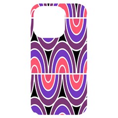 Pink, Blue, Black, Purple Tones Pop Art  Iphone 14 Pro Black Uv Print Case