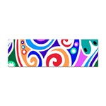 Crazy Pop Art - Doodle Circles   Sticker Bumper (100 pack) Front