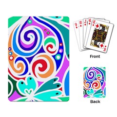 Crazy Pop Art - Doodle Circles   Playing Cards Single Design (rectangle) by ConteMonfrey