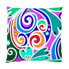 Crazy Pop Art - Doodle Circles   Standard Cushion Case (one Side) by ConteMonfrey