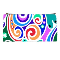 Crazy Pop Art - Doodle Circles   Pencil Case by ConteMonfrey